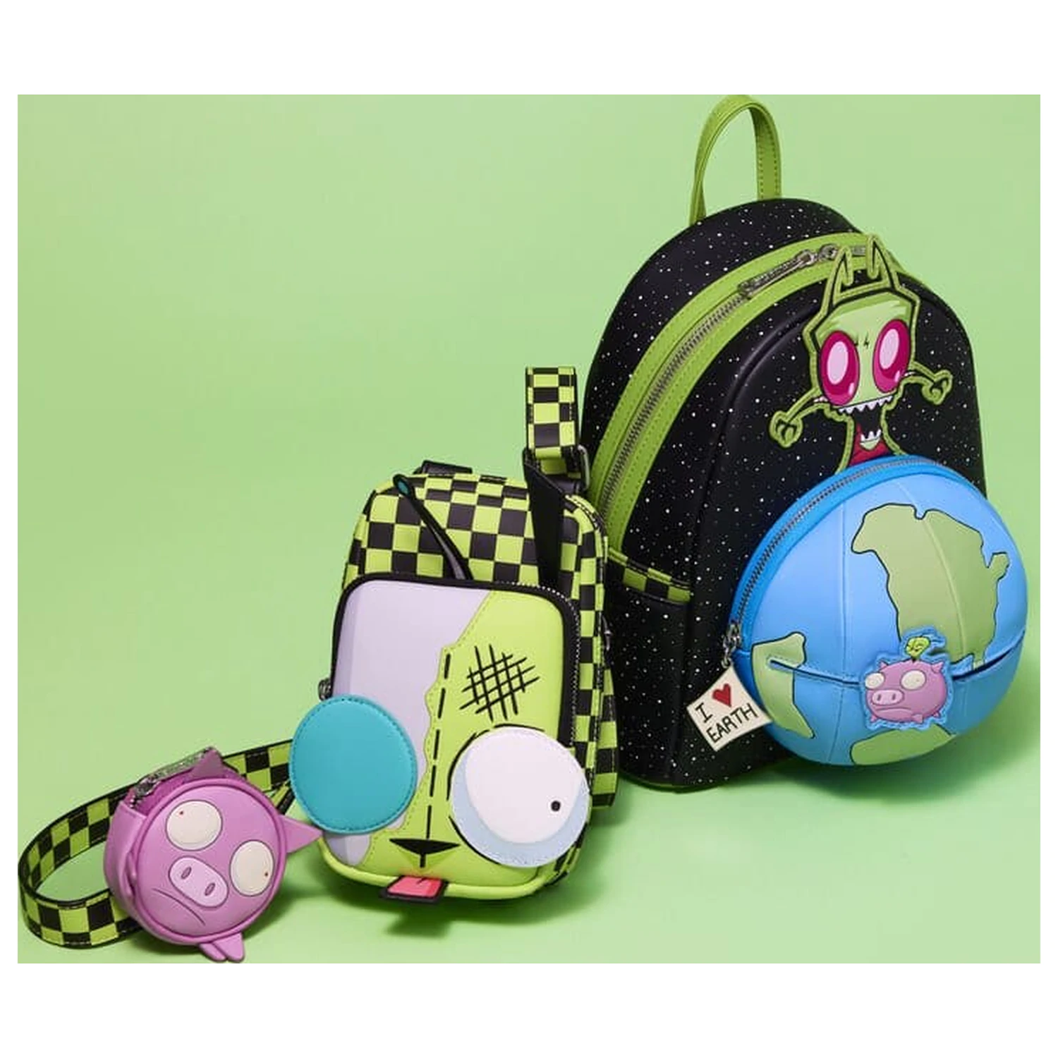 Nickelodeon by Loungefly Mini Ruksak Invader Zim Glow fotografija proizvoda