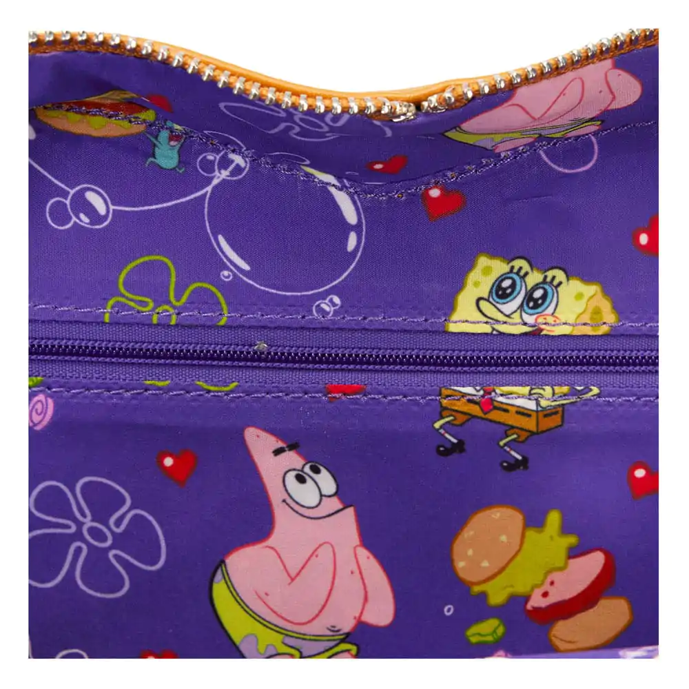 Nickelodeon by Loungefly crossbody plišana torbica Spongebob Krabby Patty fotografija proizvoda