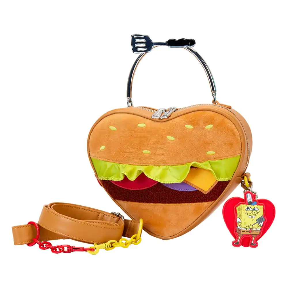 Nickelodeon by Loungefly crossbody plišana torbica Spongebob Krabby Patty fotografija proizvoda