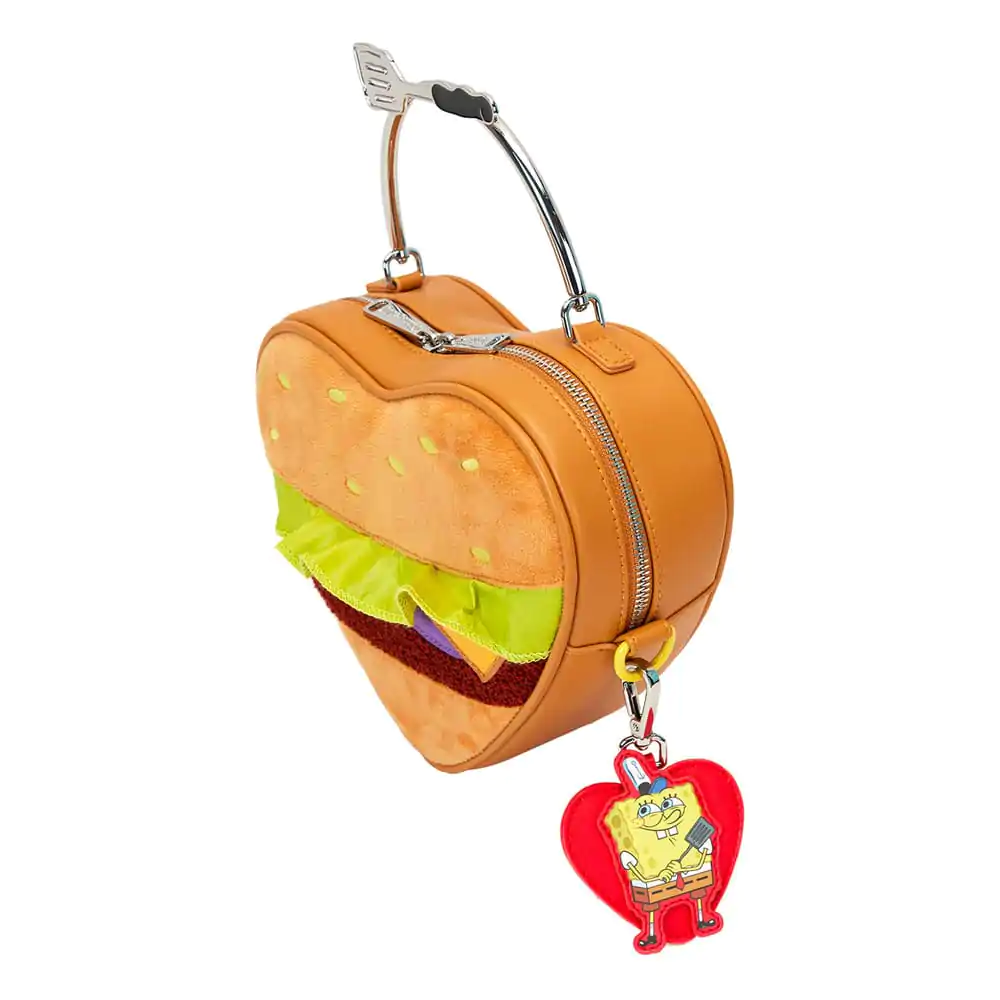 Nickelodeon by Loungefly crossbody plišana torbica Spongebob Krabby Patty fotografija proizvoda