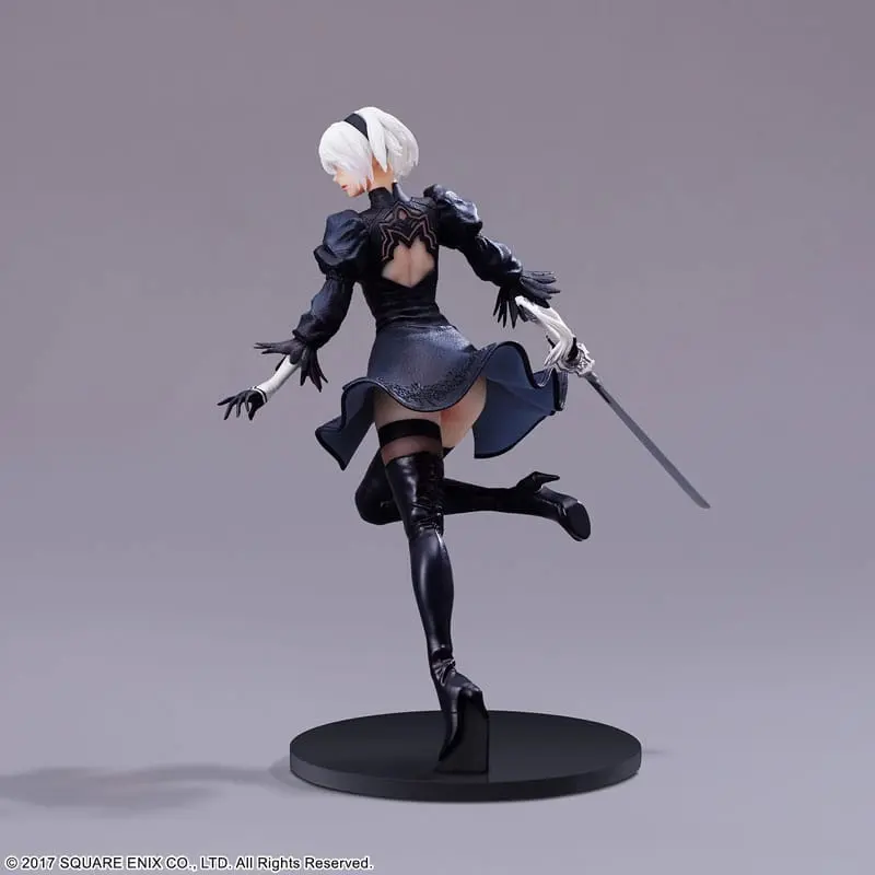 NieR:Automata FORM-ISM PVC Kip YoRHa Android 2B (YoRHa No.2 Type B) verzija bez naočala 18 cm fotografija proizvoda