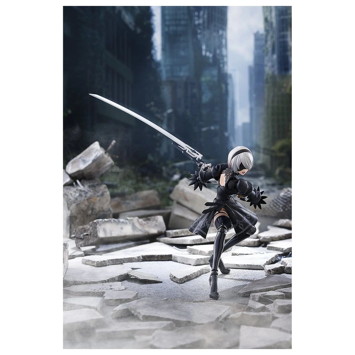 NieR:Automata Ver1.1a Figma figura akcije 2B (YoRHa No.2 Type B) 16 cm fotografija proizvoda