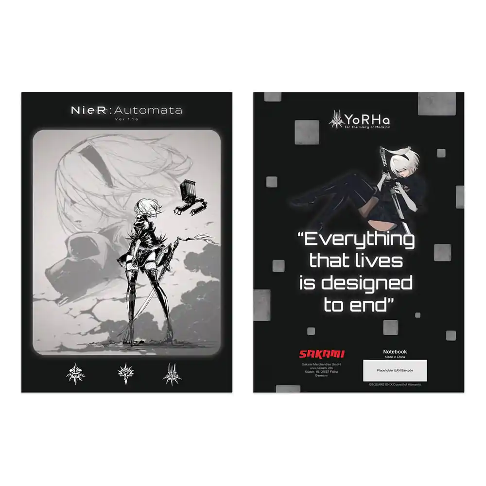 NieR: Automata Ver1.1a bilježnica fotografija proizvoda