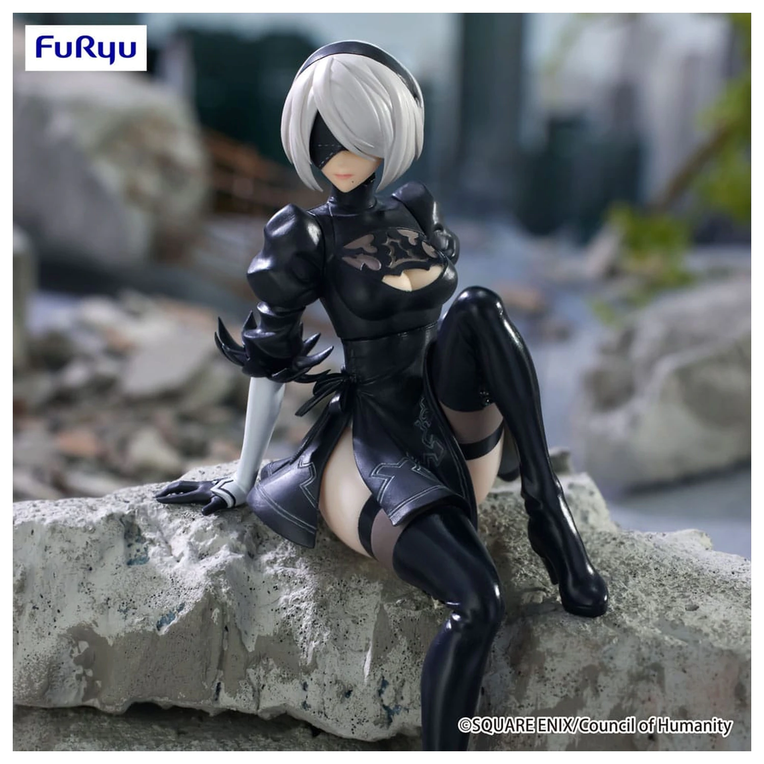 NieR:Automata Ver1.1a čep za rezance PVC kip YoRHa br. 2 tip B 13 cm fotografija proizvoda