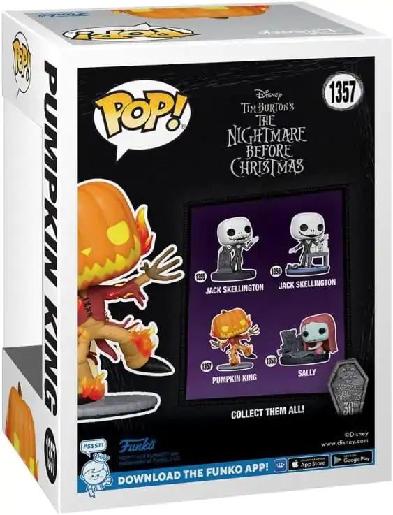 Nightmare before Christmas 30th Anniversary Funko POP! Disney vinilna figura Pumpkin King(GW) 9 cm fotografija proizvoda