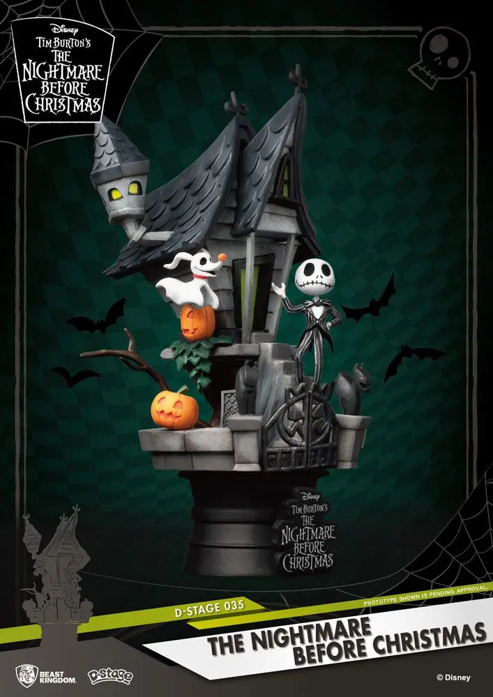 Nightmare before Christmas D-Stage PVC diorama Jack's Haunted House 15 cm fotografija proizvoda
