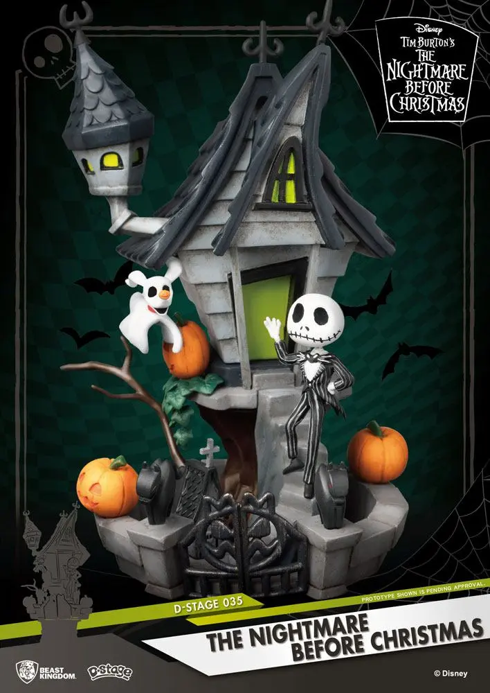 Nightmare before Christmas D-Stage PVC diorama Jack's Haunted House 15 cm fotografija proizvoda