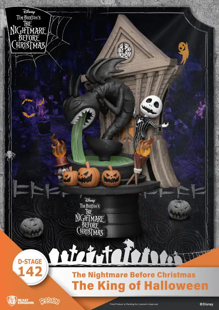 Nightmare before Christmas D-Stage PVC Diorama Kralj Noći vještica 15 cm fotografija proizvoda