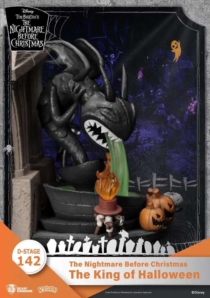 Nightmare before Christmas D-Stage PVC Diorama Kralj Noći vještica 15 cm fotografija proizvoda