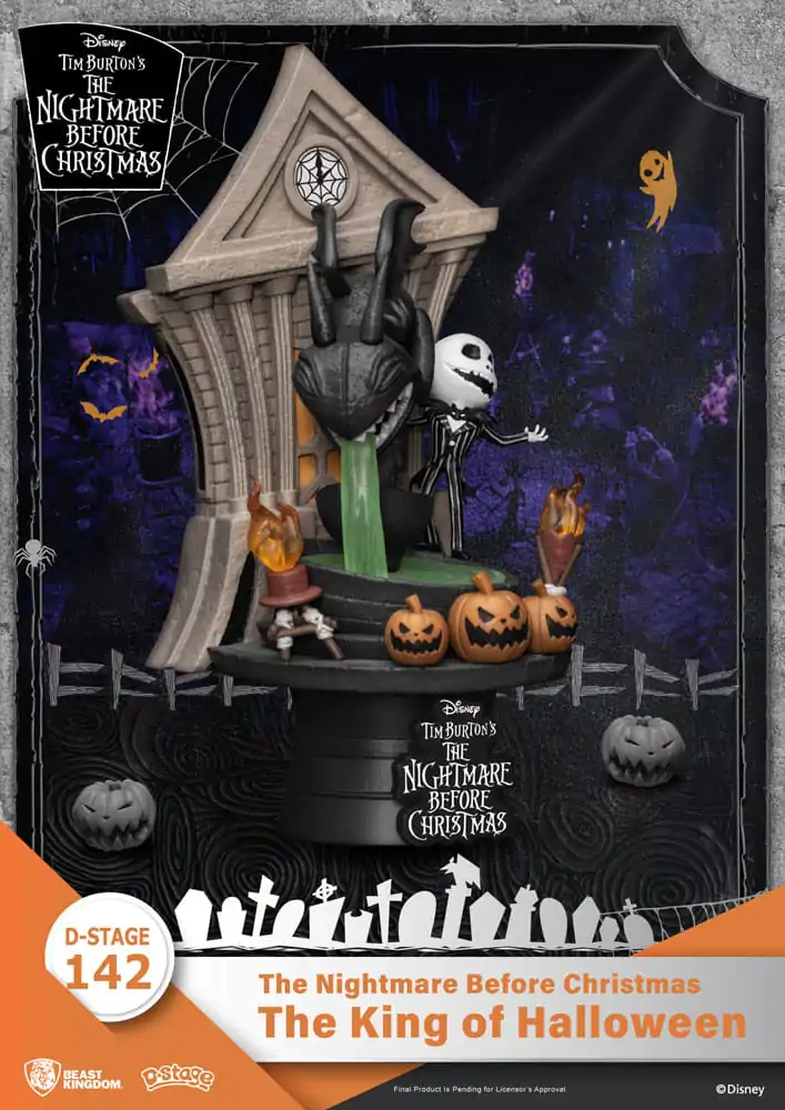 Nightmare before Christmas D-Stage PVC Diorama Kralj Noći vještica 15 cm fotografija proizvoda