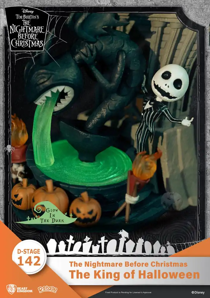 Nightmare before Christmas D-Stage PVC Diorama Kralj Noći vještica 15 cm fotografija proizvoda