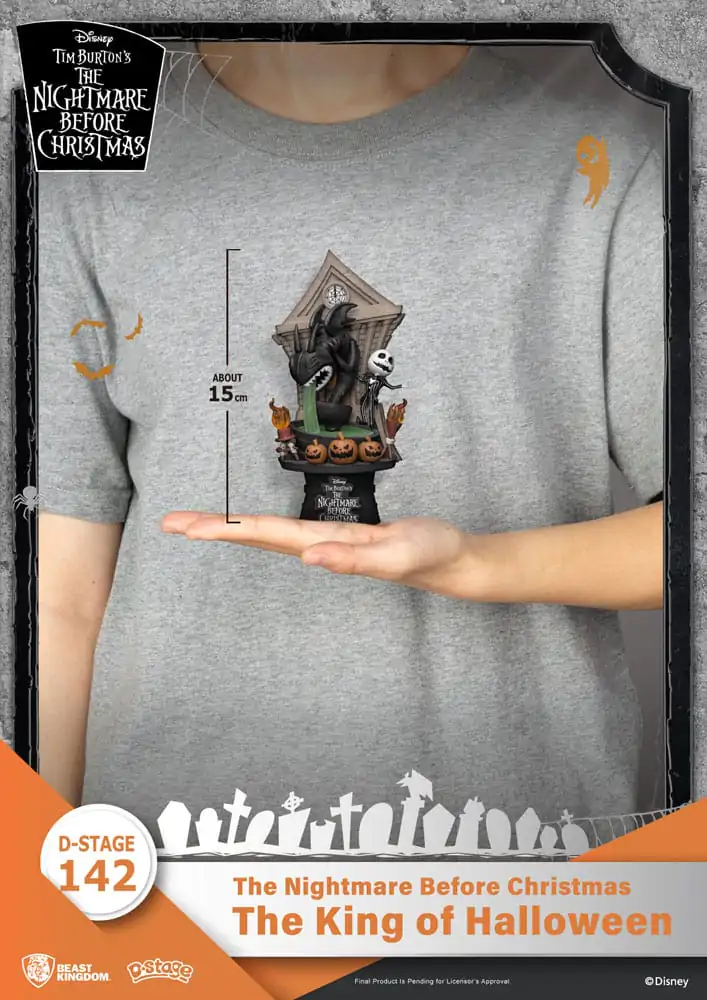 Nightmare before Christmas D-Stage PVC Diorama Kralj Noći vještica 15 cm fotografija proizvoda