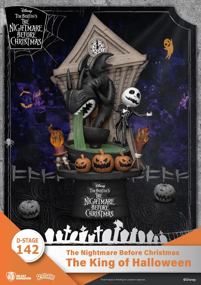 Nightmare before Christmas D-Stage PVC Diorama Kralj Noći vještica 15 cm fotografija proizvoda