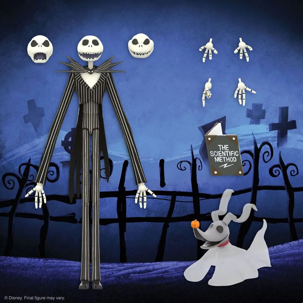 Nightmare Before Christmas Disney Ultimates akcijska figura Jack Skellington 18 cm fotografija proizvoda