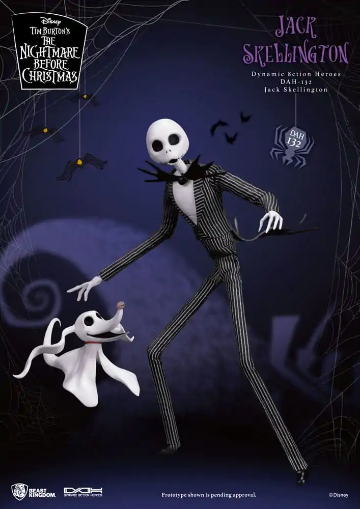 Nightmare before Christmas Dynamic 8ction Heroes akcijska figura 1/9 Jack 21 cm fotografija proizvoda