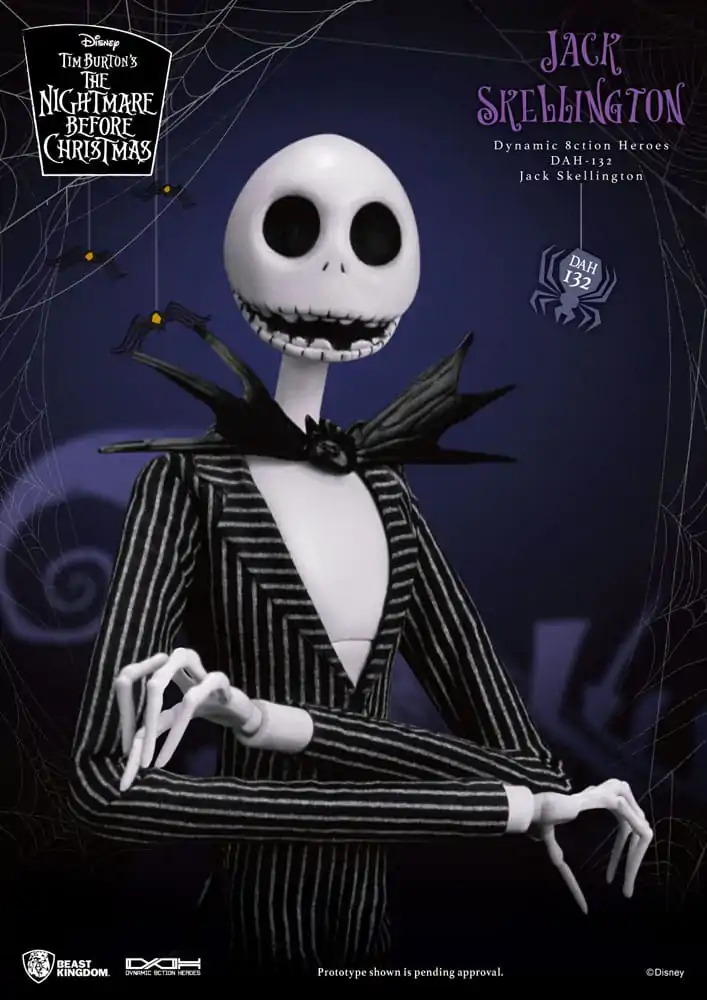 Nightmare before Christmas Dynamic 8ction Heroes akcijska figura 1/9 Jack 21 cm fotografija proizvoda