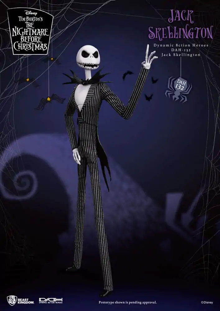 Nightmare before Christmas Dynamic 8ction Heroes akcijska figura 1/9 Jack 21 cm fotografija proizvoda