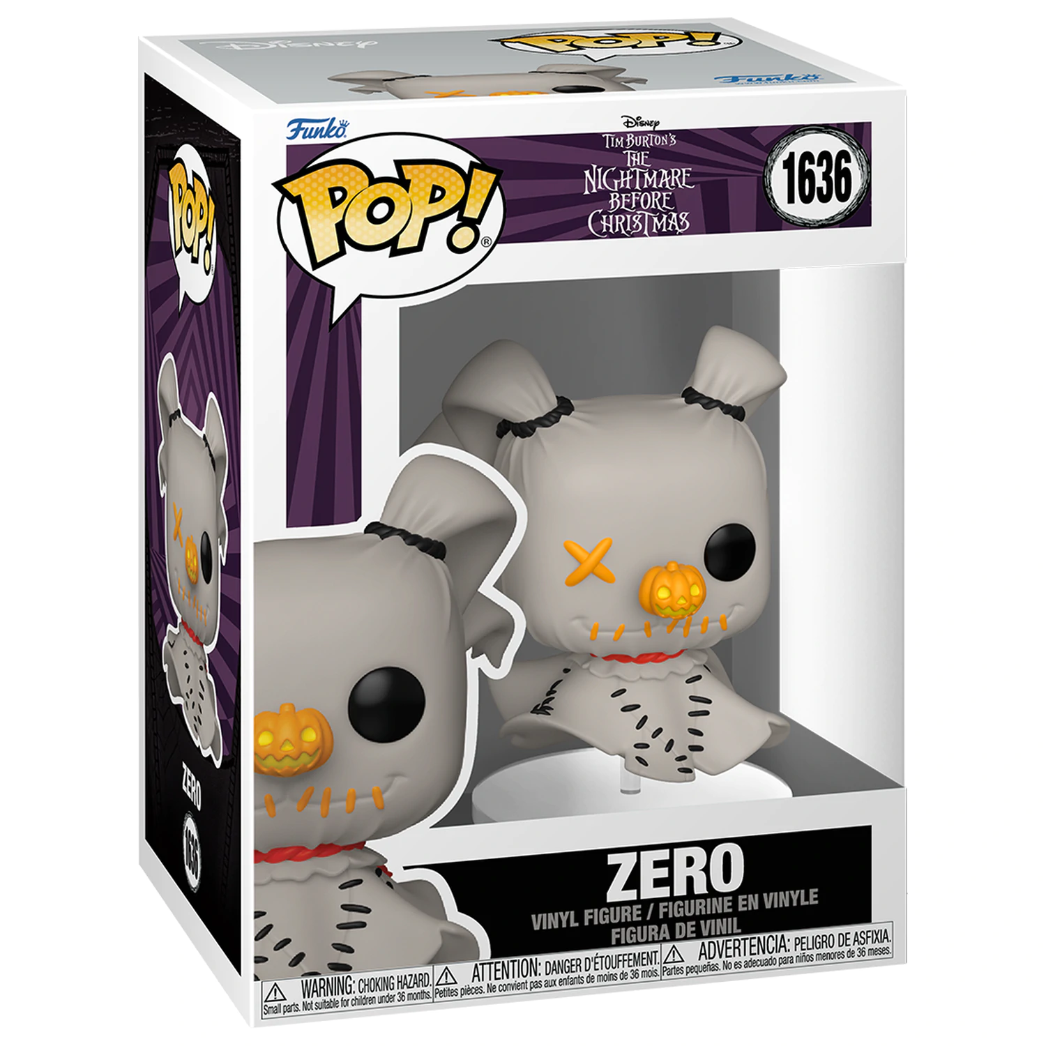 Nightmare Before Christmas Funko POP! vinilna figura Patchwork - Zero 9 cm fotografija proizvoda