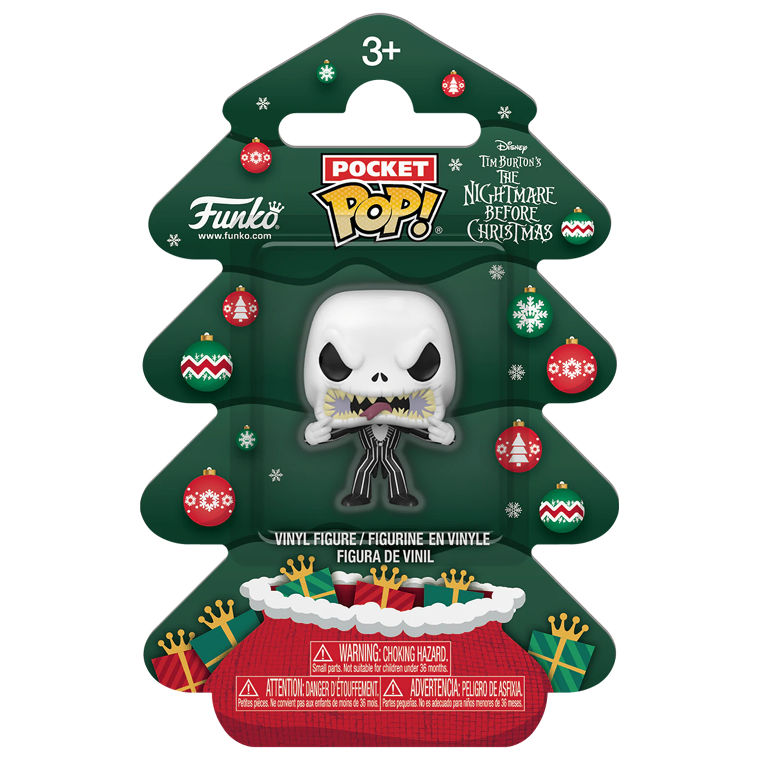 Nightmare before Christmas Holiday 2025 džepna Funko POP! Vinil figura Jack Tree Holiday kutija 4 cm fotografija proizvoda