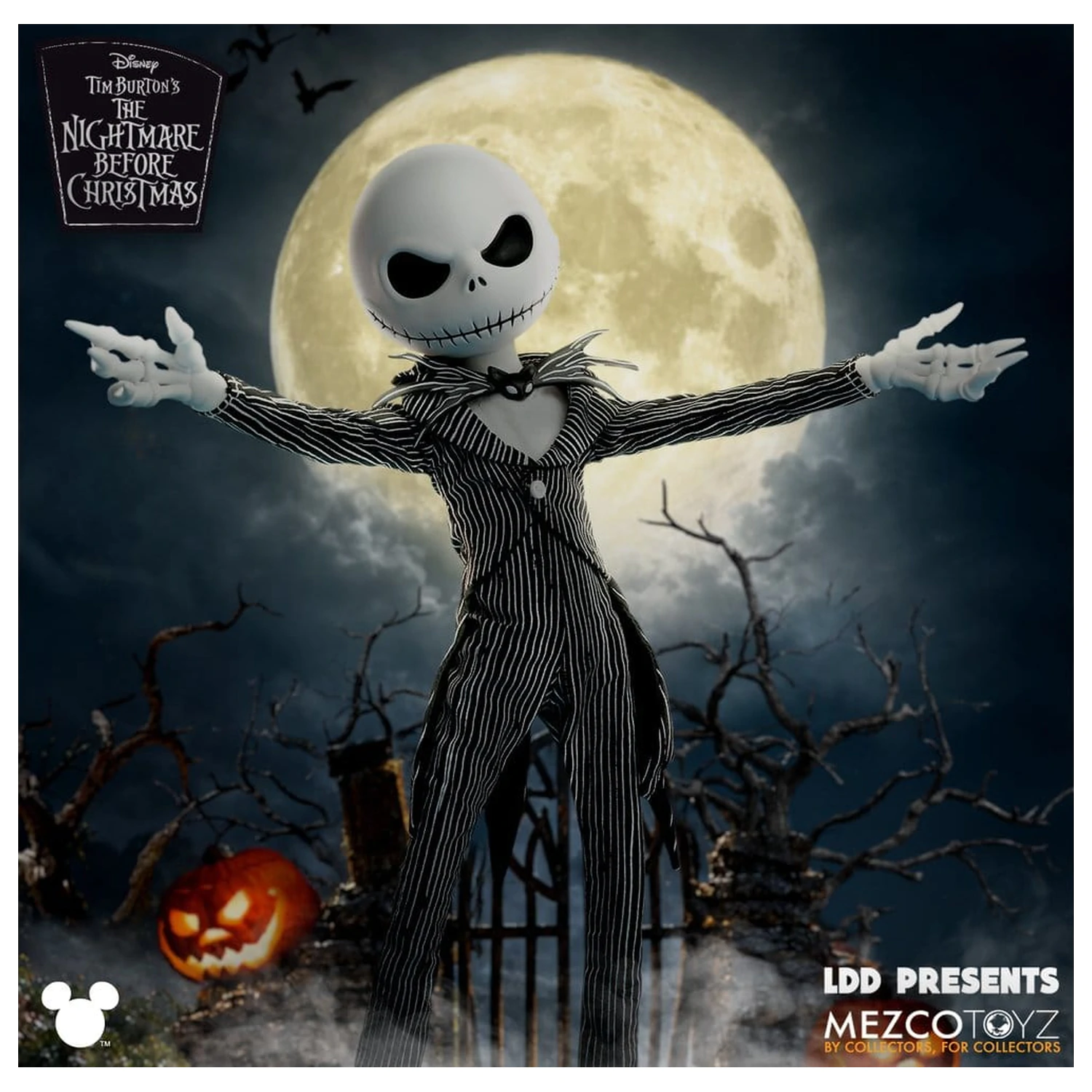 Nightmare Before Christmas LDD Presents Lutka Jack Skellington 25 cm fotografija proizvoda