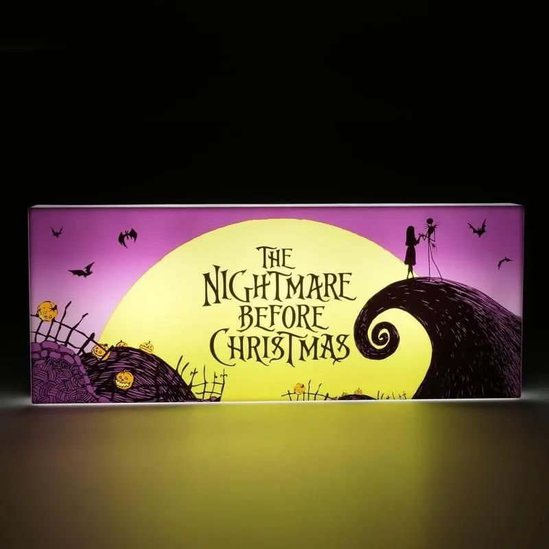 Nightmare Before Christmas Logo Svjetlo 30 cm fotografija proizvoda