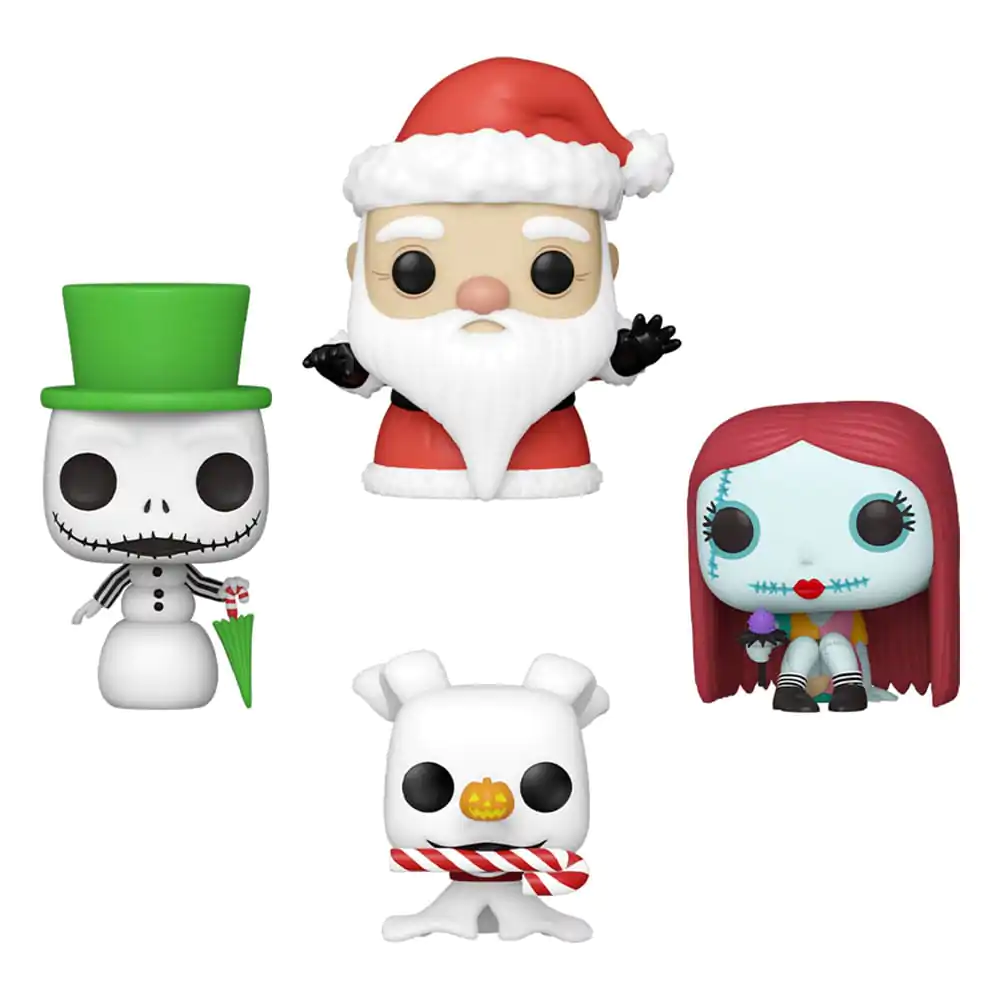 Nightmare before Christmas Pocket POP! Vinilna figura 4-Pack Tree Holiday 4 cm fotografija proizvoda