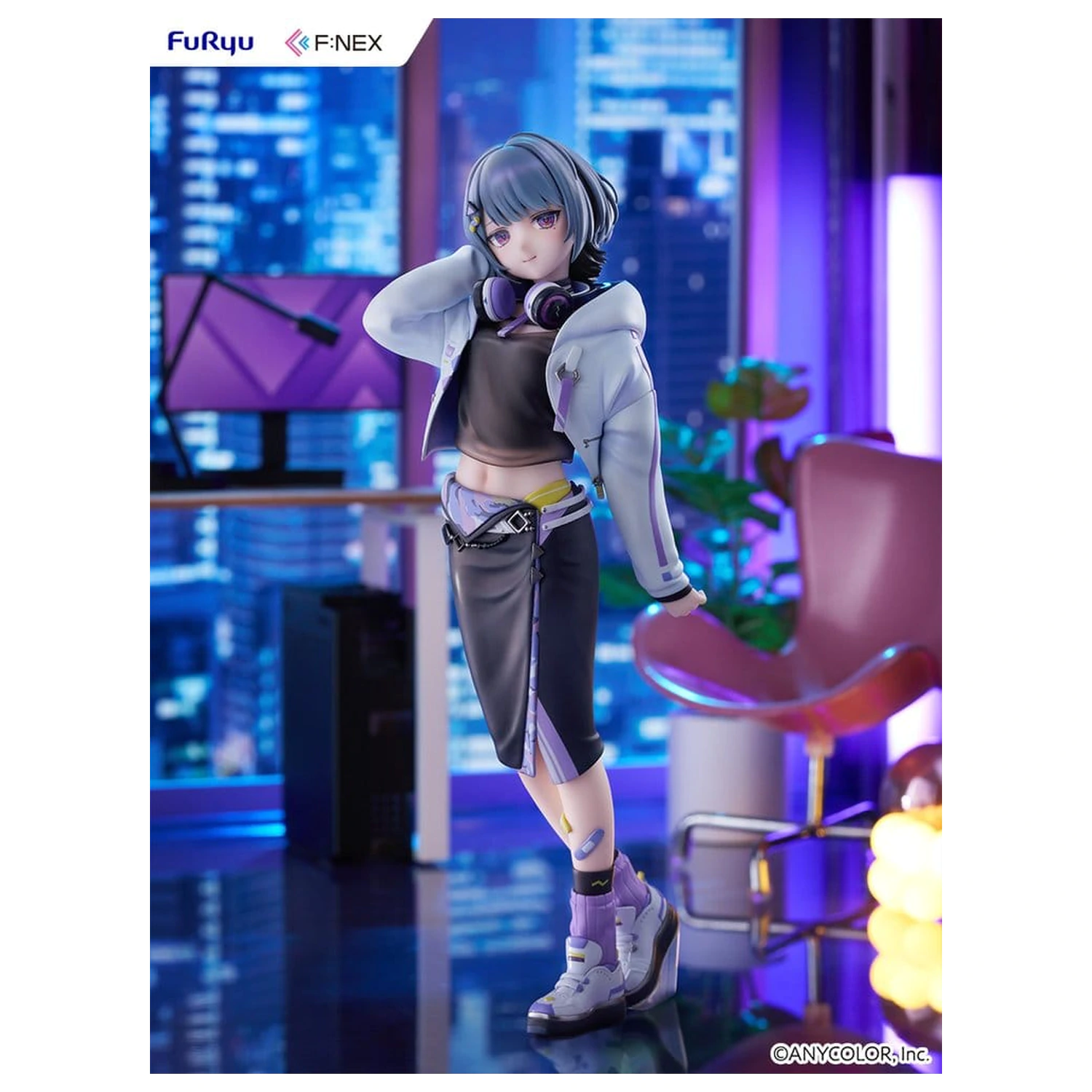 Nijisanji F:NEX PVC figura 1/7 Koshimizu Toru 24 cm fotografija proizvoda