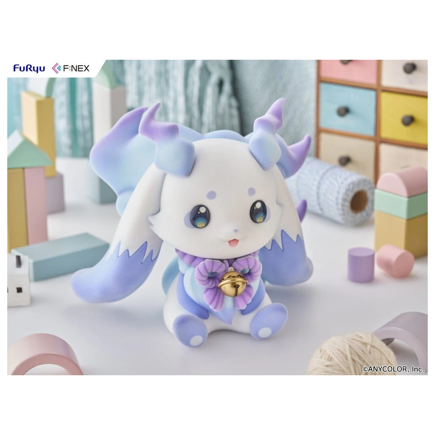 Nijisanji F:Nex Flocky Soft Vinyl Figura 1/2 Lunlun 20 cm fotografija proizvoda