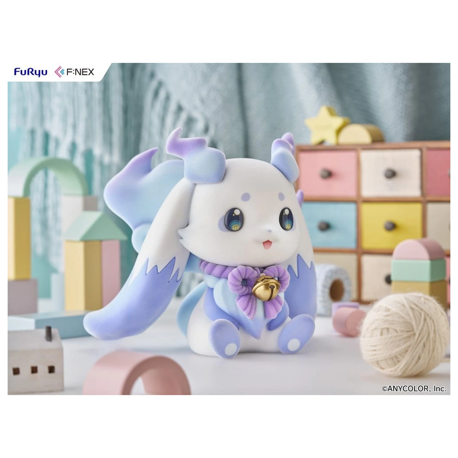 Nijisanji F:Nex Flocky Soft Vinyl Figura 1/2 Lunlun 20 cm fotografija proizvoda