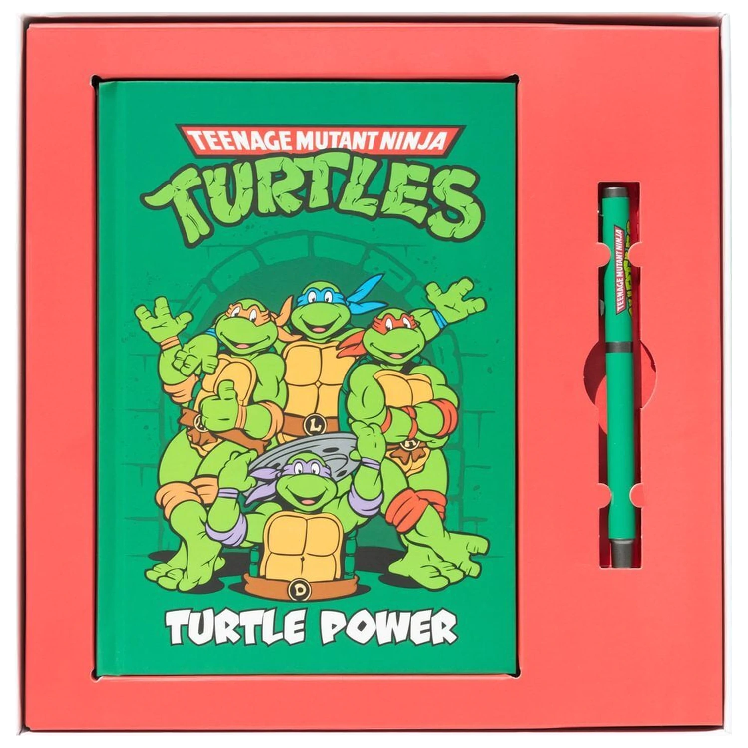 Ninja Turtles A5 bilježnica + kemijska olovka fotografija proizvoda