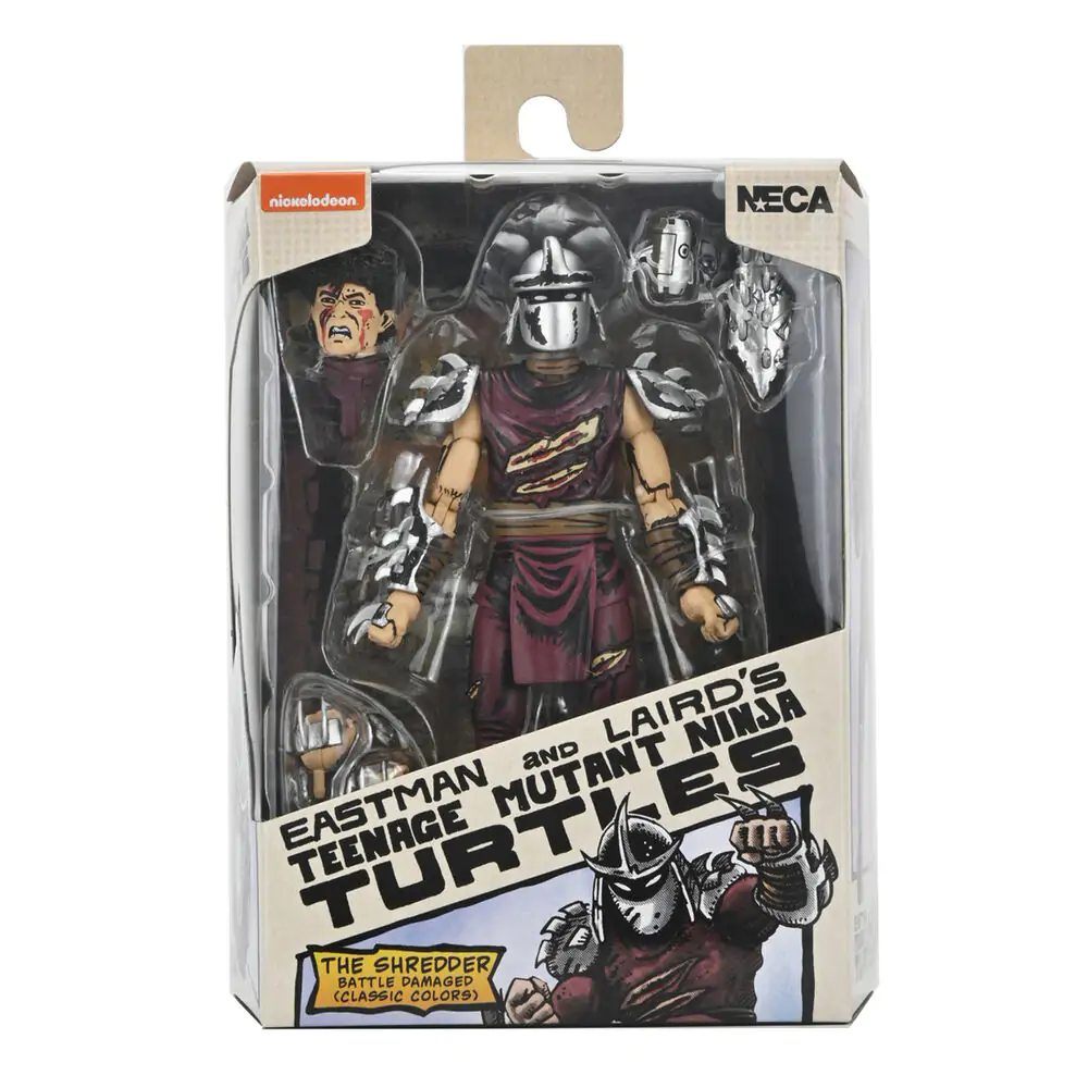 Ninja Turtles Teenage Mutant The Sheredder Battle Damaged figura 18 cm fotografija proizvoda