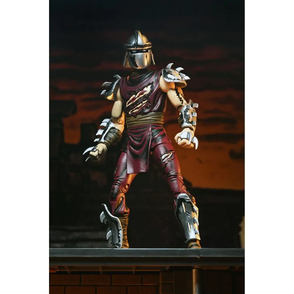 Ninja Turtles Teenage Mutant The Sheredder Battle Damaged figura 18 cm fotografija proizvoda