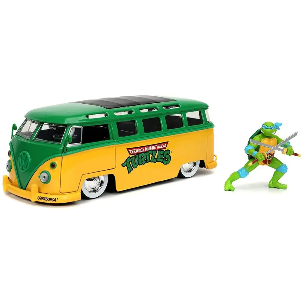 Teenage Mutant Ninja Turtles Diecast Model 1/24 1962 VW Bus Leonardo – model lijevani pod tlakom fotografija proizvoda