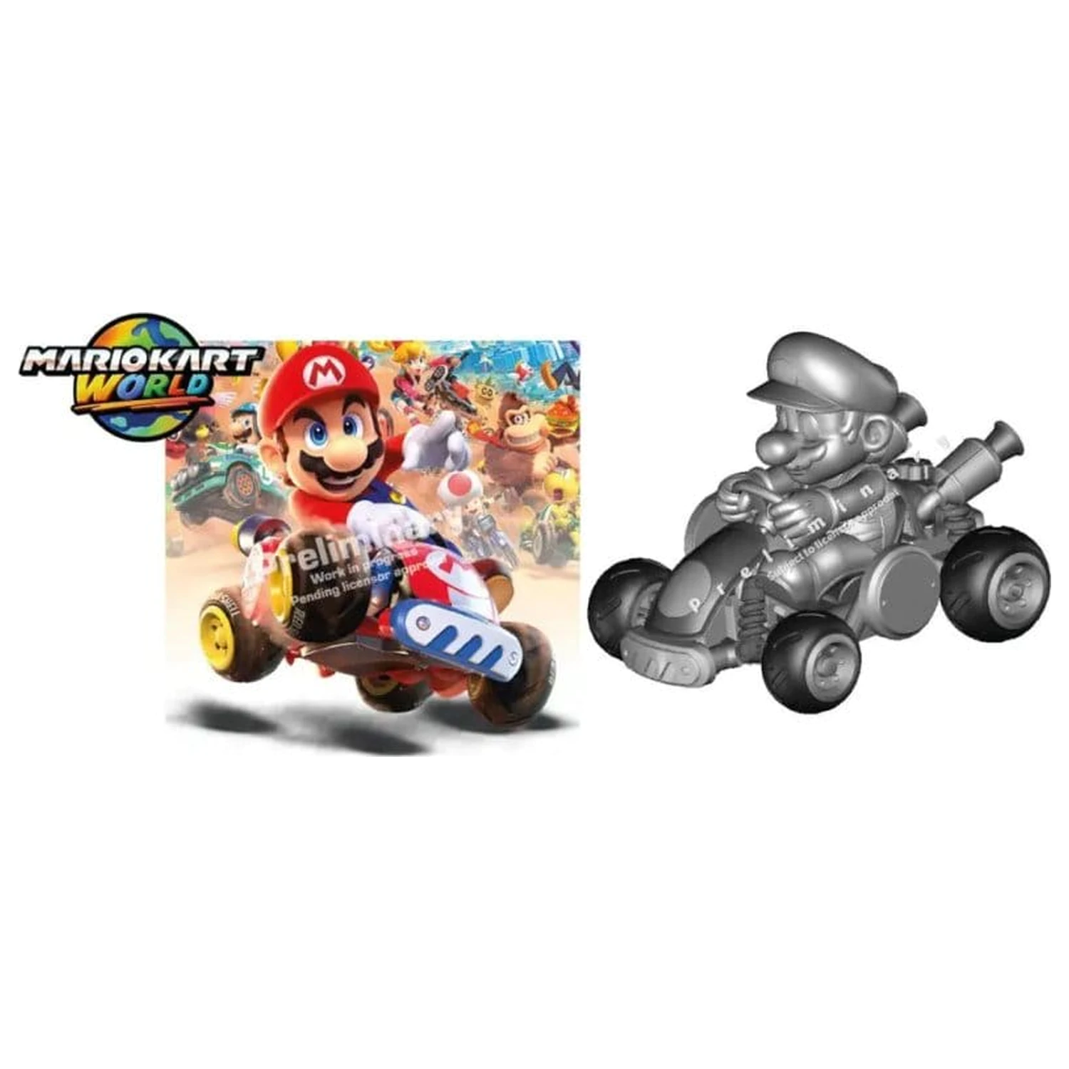 Nintendo Mario Kart Carrera RC RC Auto Mario Kart World, Mario 2,4GHz fotografija proizvoda