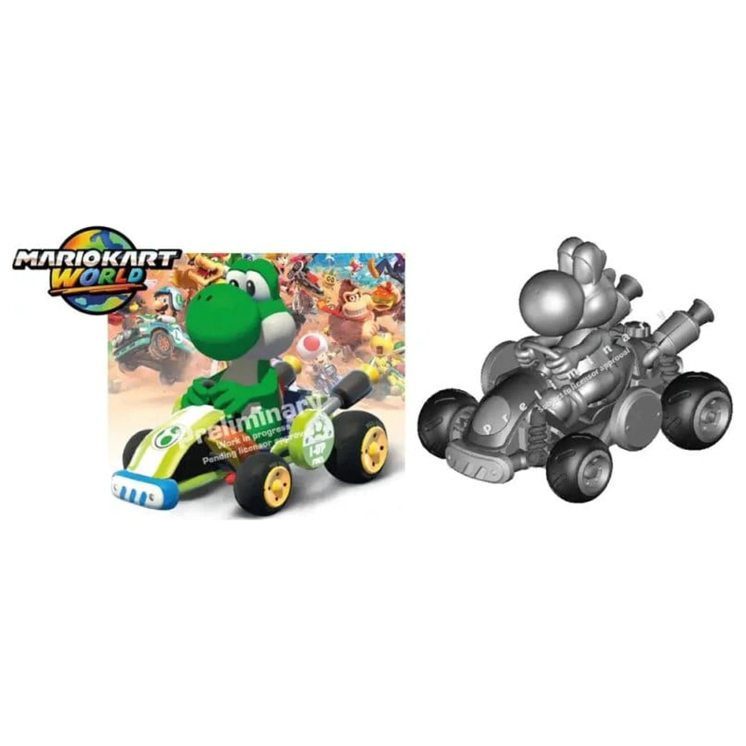 Nintendo Mario Kart Carrera RC RC Auto Mario Kart World, Yoshi 2,4GHz fotografija proizvoda