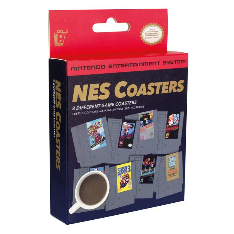 Nintendo NES Podmetači za čaše u obliku Nintendo kasetica fotografija proizvoda