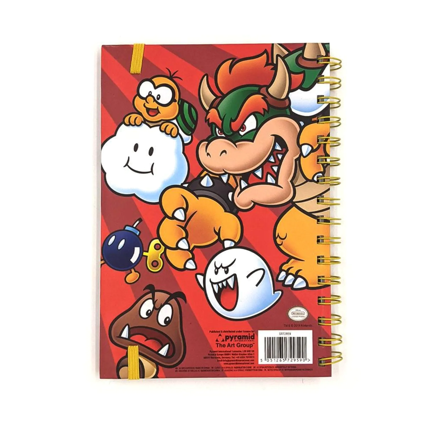 Nintendo Super Mario Bros A5 bilježnica fotografija proizvoda