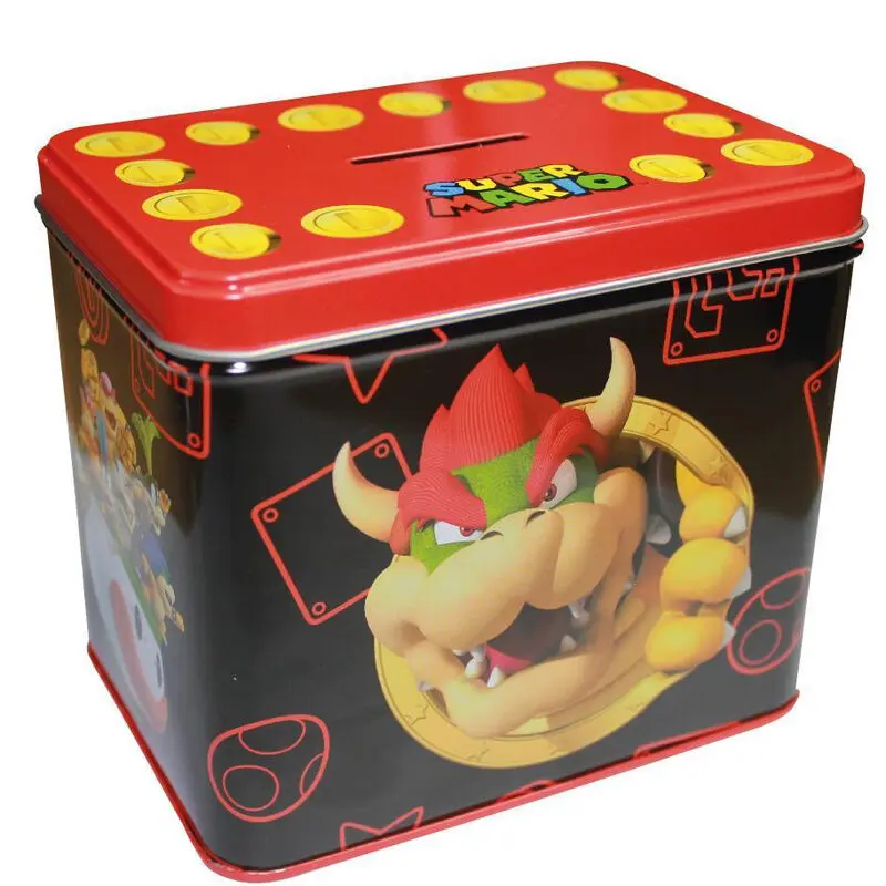 Nintendo Super Mario Bros Bowser šalica + kutija za novac set fotografija proizvoda