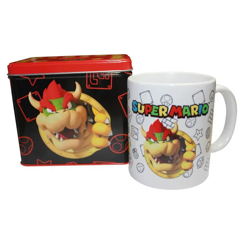 Nintendo Super Mario Bros Bowser šalica + kutija za novac set fotografija proizvoda