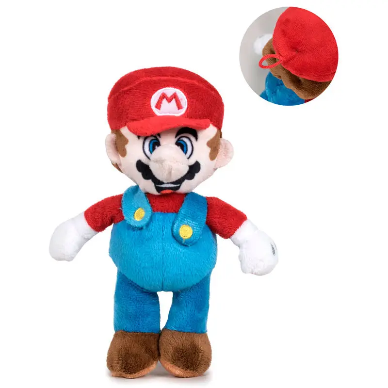 Nintendo Super Mario Bros Mario mekana plišana igračka 18 cm fotografija proizvoda