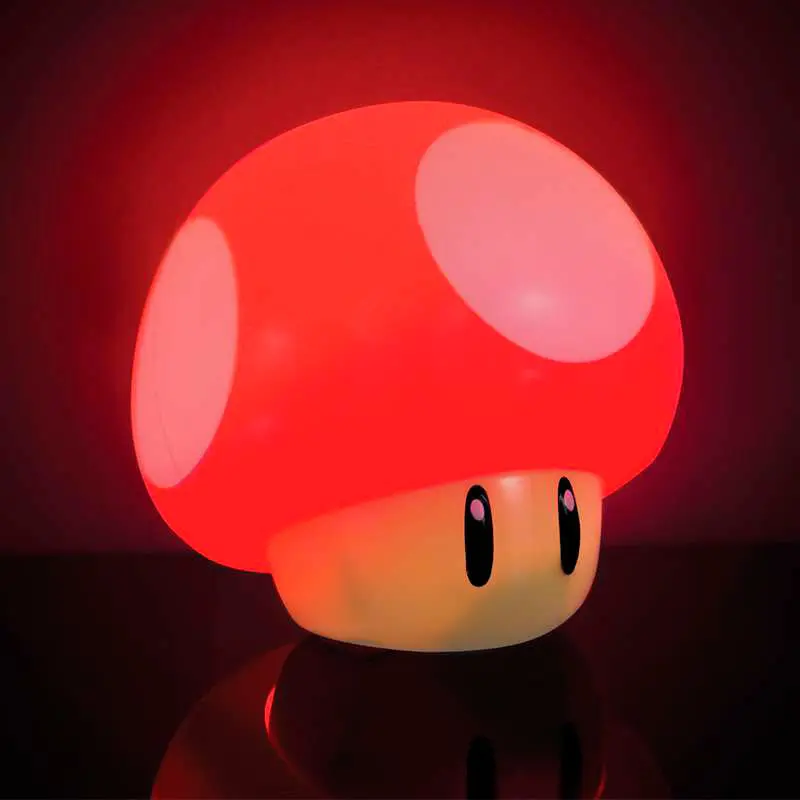 Super Mario Mini Svjetiljka sa Zvukom Mushroom 12 cm fotografija proizvoda