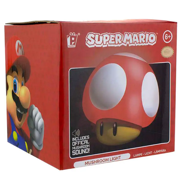 Super Mario Mini Svjetiljka sa Zvukom Mushroom 12 cm fotografija proizvoda