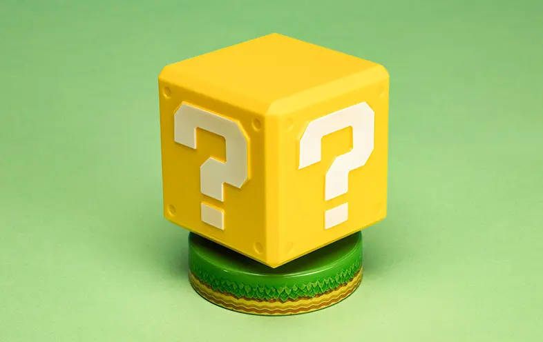 Super Mario 3D Svjetlo Question Block 10 cm fotografija proizvoda