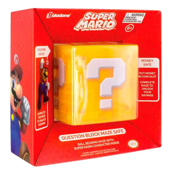 Nintendo Super Mario Bros Question Block kasica prasica fotografija proizvoda