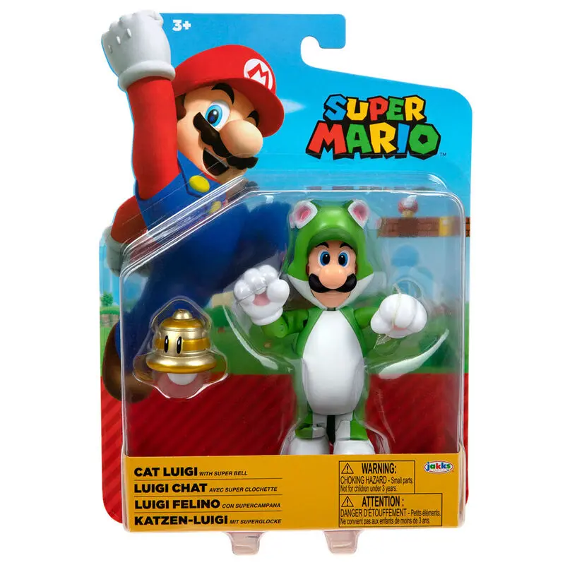 Nintendo Super Mario Cat Luigi figura 10 cm fotografija proizvoda