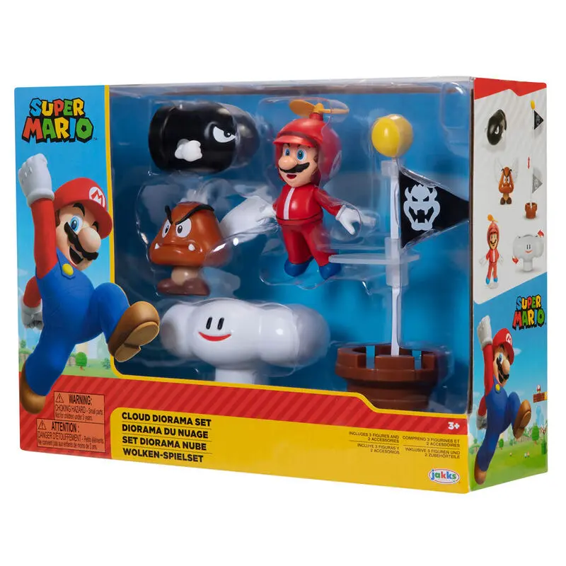 Nintendo Super Mario Cloud diorama set fotografija proizvoda