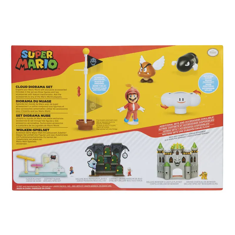 Nintendo Super Mario Cloud diorama set fotografija proizvoda