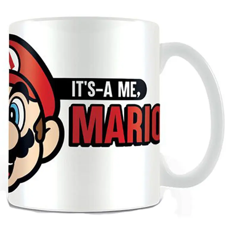 Super Mario Šalica Its A Me Mario fotografija proizvoda