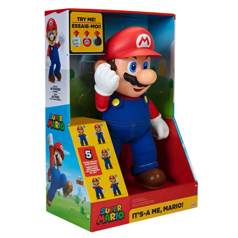 World of Nintendo Govoreća akcijska figura It's-A Me! Mario 30 cm fotografija proizvoda