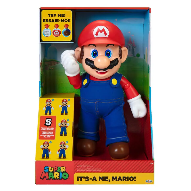 World of Nintendo Govoreća akcijska figura It's-A Me! Mario 30 cm fotografija proizvoda